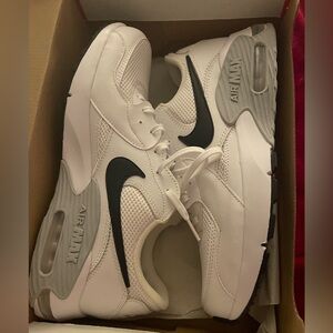 Nike Air Max White and Gray Sneakers